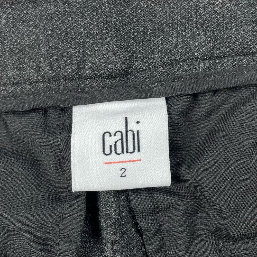 Cabi Promotion Trousers Pants Women’s 2 Charcoal Gray Ponte Twill Career #3574R - Picture 12 of 16